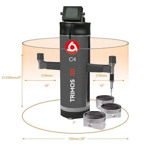 Trimos C4 - Transportabel CMM dimensions